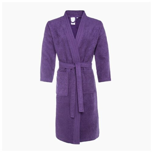 Халат LoveLife, размер 46-48, фиолетовый платье klim размер 46 фиолетовый