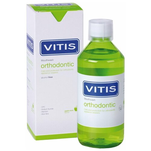 Ополаскиватель для полости рта Dentaid Vitis Ortho 500ml 5313988 ополаскиватель для полости рта dentaid vitis ortho 500 мл