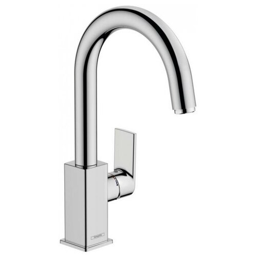 Смеситель для раковины Hansgrohe Vernis Shape хром 71564000 смеситель для раковины hansgrohe 71568000 vernis shape 100 смеситель для раковины металлический сливной гарнитур хром