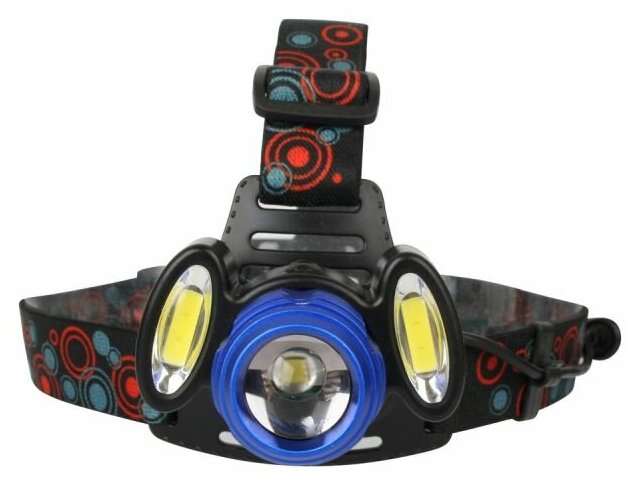 Аккумуляторный налобный фонарь Ultraflash E1334 4 Вт, синий /черный 13904