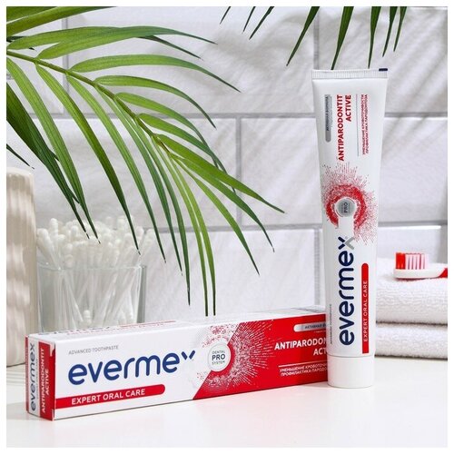 Зубная паста Evermex Antiparodontit Active, 75 мл./В упаковке шт: 1