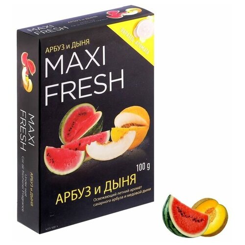 Ароматизатор MAXI FRESH под сиденье гель «АРБУЗ &ДЫНЯ»