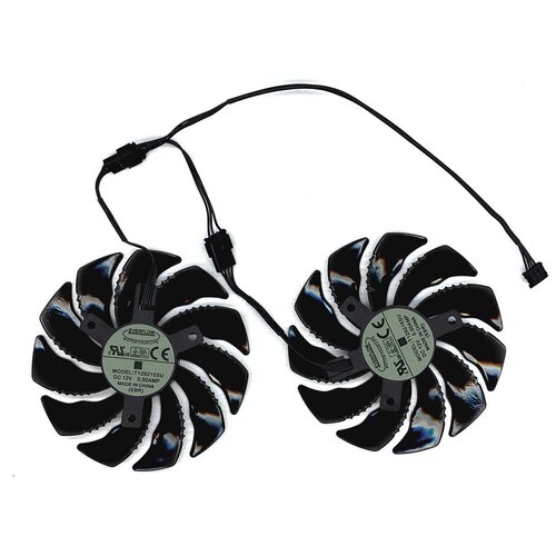 88mm pld09210s12hh t129215su 4pin cooler fan for gigabyte geforce gtx1060 1070 gtx 1050ti gtx 960 rx570 rx470 graphics card Вентилятор (кулер) для видеокарты Gigabyte RX 470, 570, 580, GTX 1060 88мм 4-pin двойной