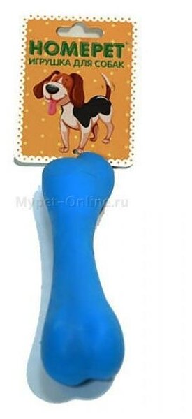 Homepet Игрушка для собак Косточка, термопластик 12,3см 70113, 0,054 кг, 41620 - фотография № 3