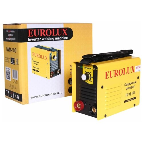 Сварочный аппарат EUROLUX IWM190 сварочный аппарат инверторный eurolux iwm190 190 а электрод