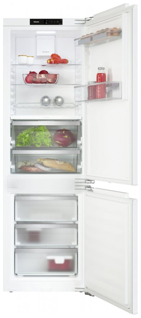 фото Холодильник-морозильник встраиваемый Miele KFN7744E, цвет белый, RUS, производство Германия