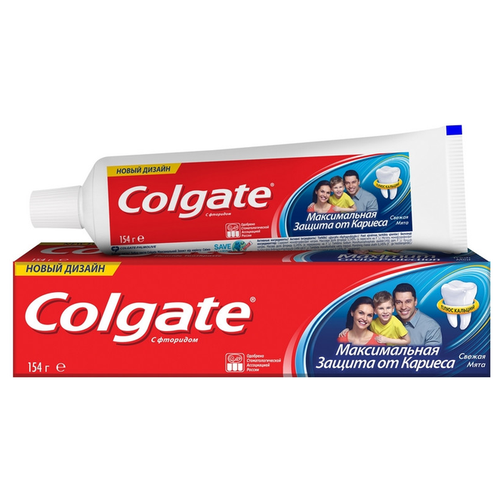 Colgate Зубная паста COLGATE защита от кариеса Свежая мята