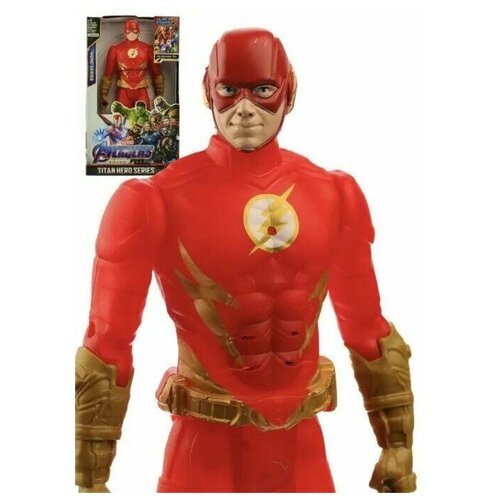 Фигурка супер героя Флэш 30см. со световыми и звуковыми эффектами /Titan Hero series Flash/Фигурка Мстители Флэш 30см.