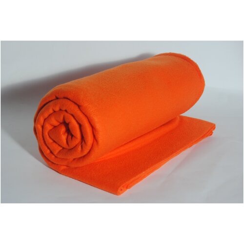 Ткань для рукоделия/Флис антипиллинг/оранжевый/Турция/220 грамм/ширина - 175 см/от 1 м