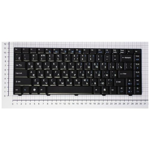 Клавиатура keyboard PK1305801H0 для ноутбука Acer eMachines E520 E700 E720 D500 D520 D700 D720 M575 черная 1305₽