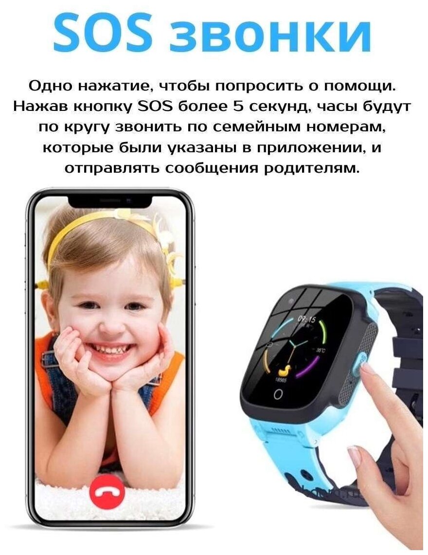 Детские умные часы Smart Baby Watch LT-25 4G