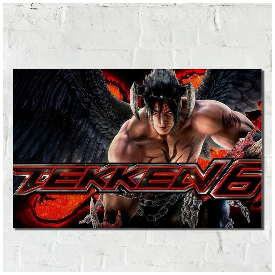 Картина интерьерная на дереве игра Tekken 6 (Теккен 6) - 12030