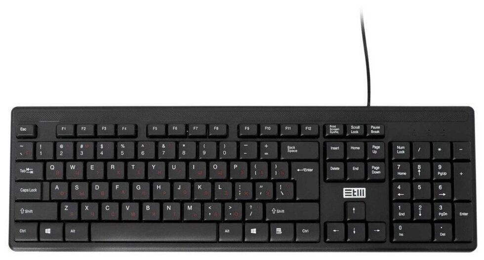 STM USB Keyboard WIRED STM 204C black