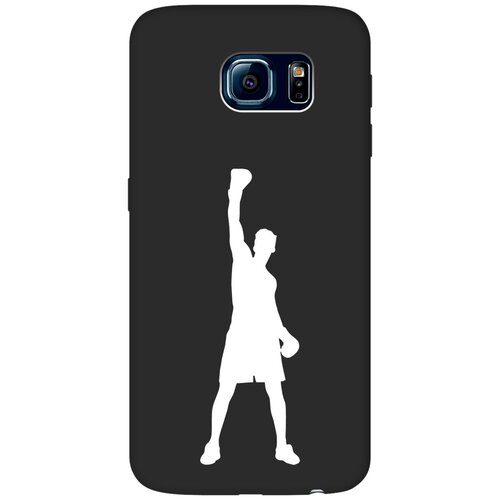 Матовый чехол Boxing W для Samsung Galaxy S6 / Самсунг С6 с 3D эффектом черный матовый чехол volleyball w для samsung galaxy s6 самсунг с6 с 3d эффектом черный