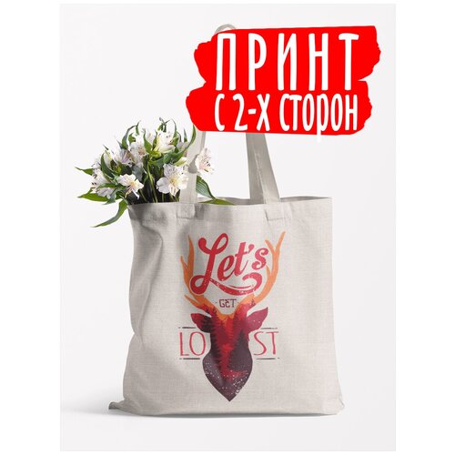 фото Сумка шоппер luminous, бежевый