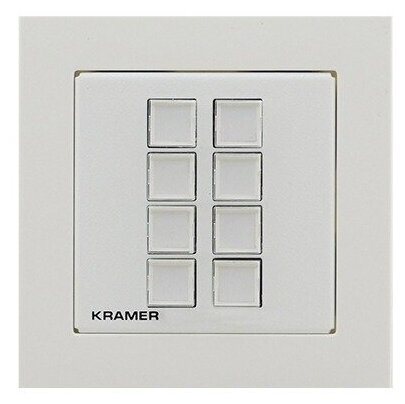 Панель управления универсальная с 8 кнопками Kramer RC-208/EU-80/86(W)