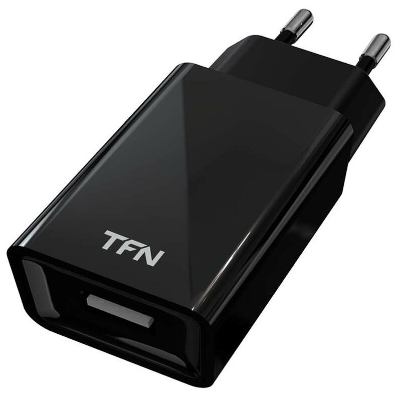 Сетевое зарядное устройство TFN USB 1A Black (TFN-WC1U1ABK)