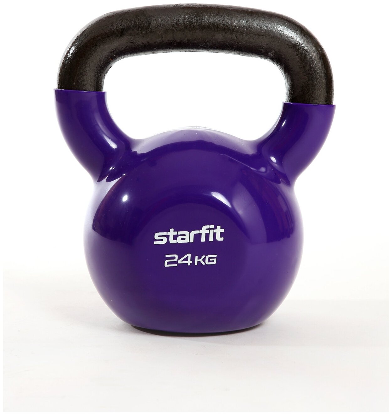 Гиря виниловая STARFIT 24 кг фиолетовая