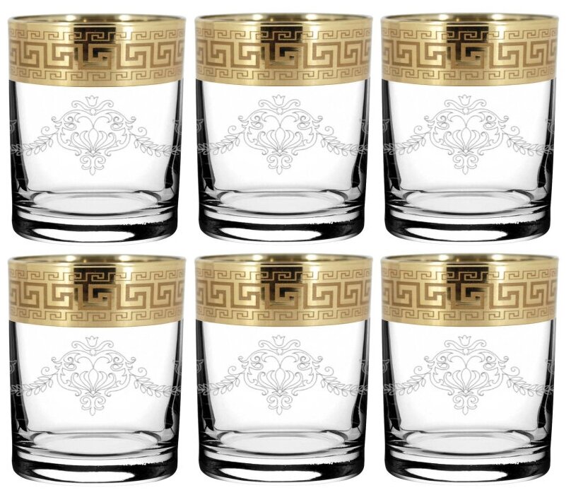 Набор стаканов для виски Барокко 270 мл 6шт/уп арт. EAV63-405/S - фотография № 2