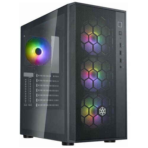 Компьютерный корпус SilverStone Fara R1 PRO V2 черный корпус silverstone fara r1 v2 mid tower sst far1w g v2 белый