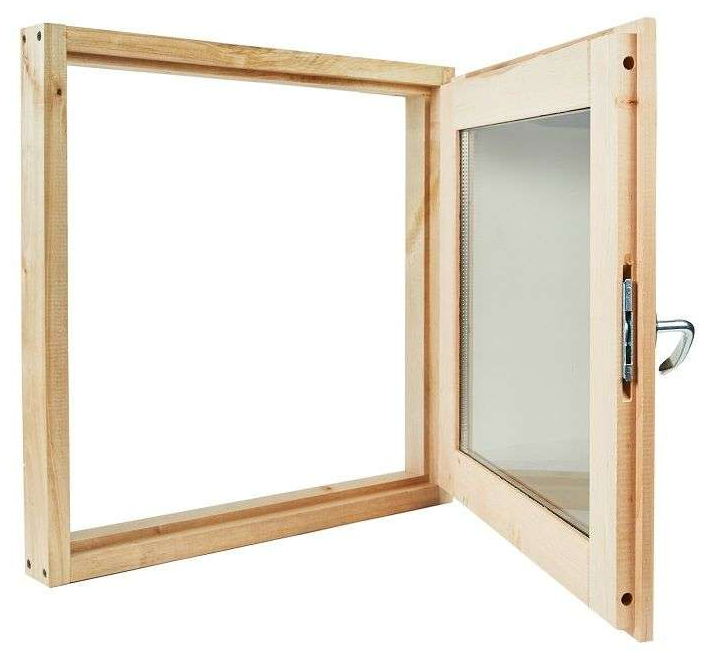 Окно для бани 50х50 стеклопакет - фотография № 2