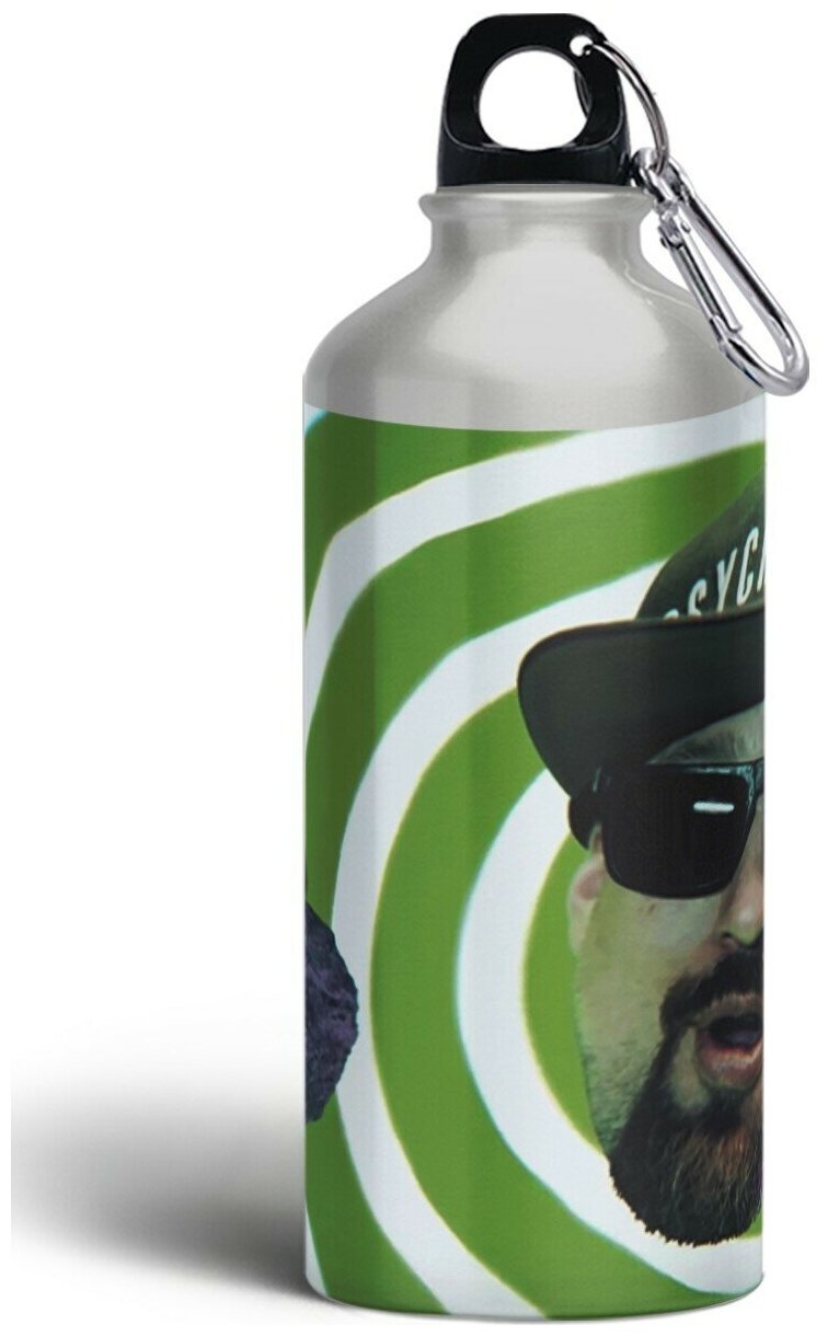 Бутылка спортивная,туристическая фляга, 500мл с карабином Cypress Hill - 2