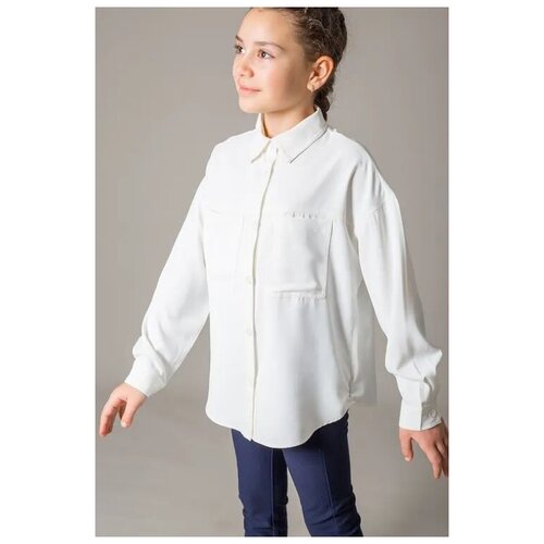 Блуза DELORAS, Размер 134 см, Бежевый, C63031