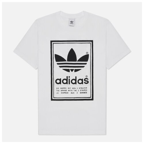 Мужская футболка adidas Originals Vintage белый , Размер S белый  