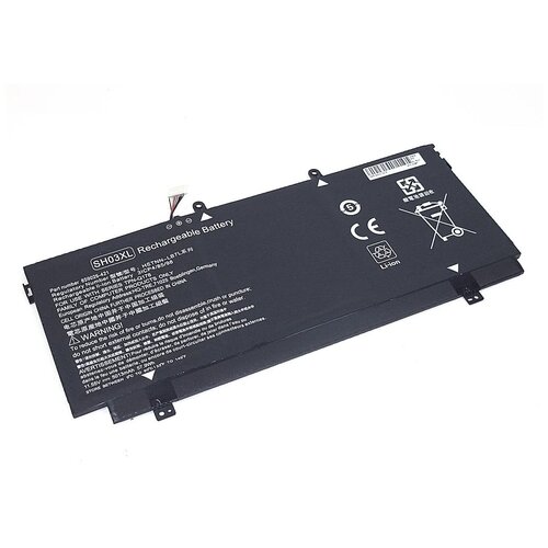 Аккумуляторная батарея для ноутбука HP Spectre X360 (SH03-3S1P) 11.55V 57.9Wh OEM черная