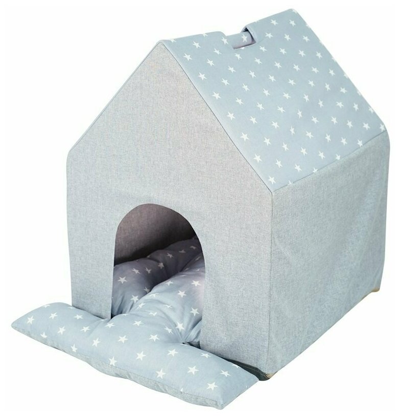 Домик каркасный для собак TipiPets "Big House Gray" - фотография № 7