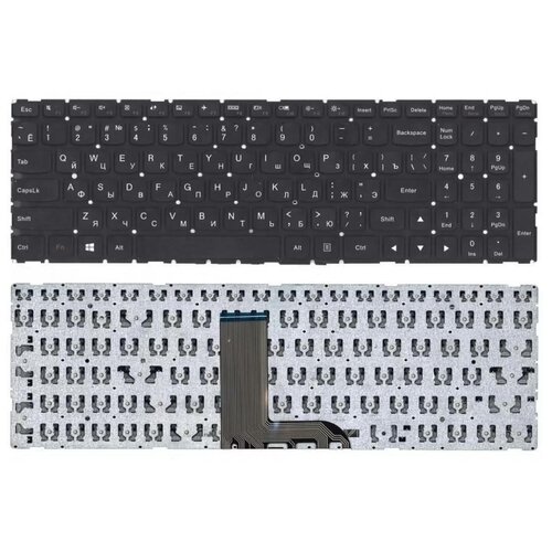 Клавиатура keyboard для ноутбука Lenovo Yoga 500-15 500-15IBD 500-15ISK Flex 3 1570 1580 черная 1253₽