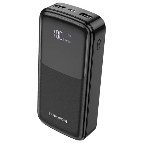 Портативный аккумулятор Borofone BJ17A Mike 20000mAh, черный, упаковка: коробка