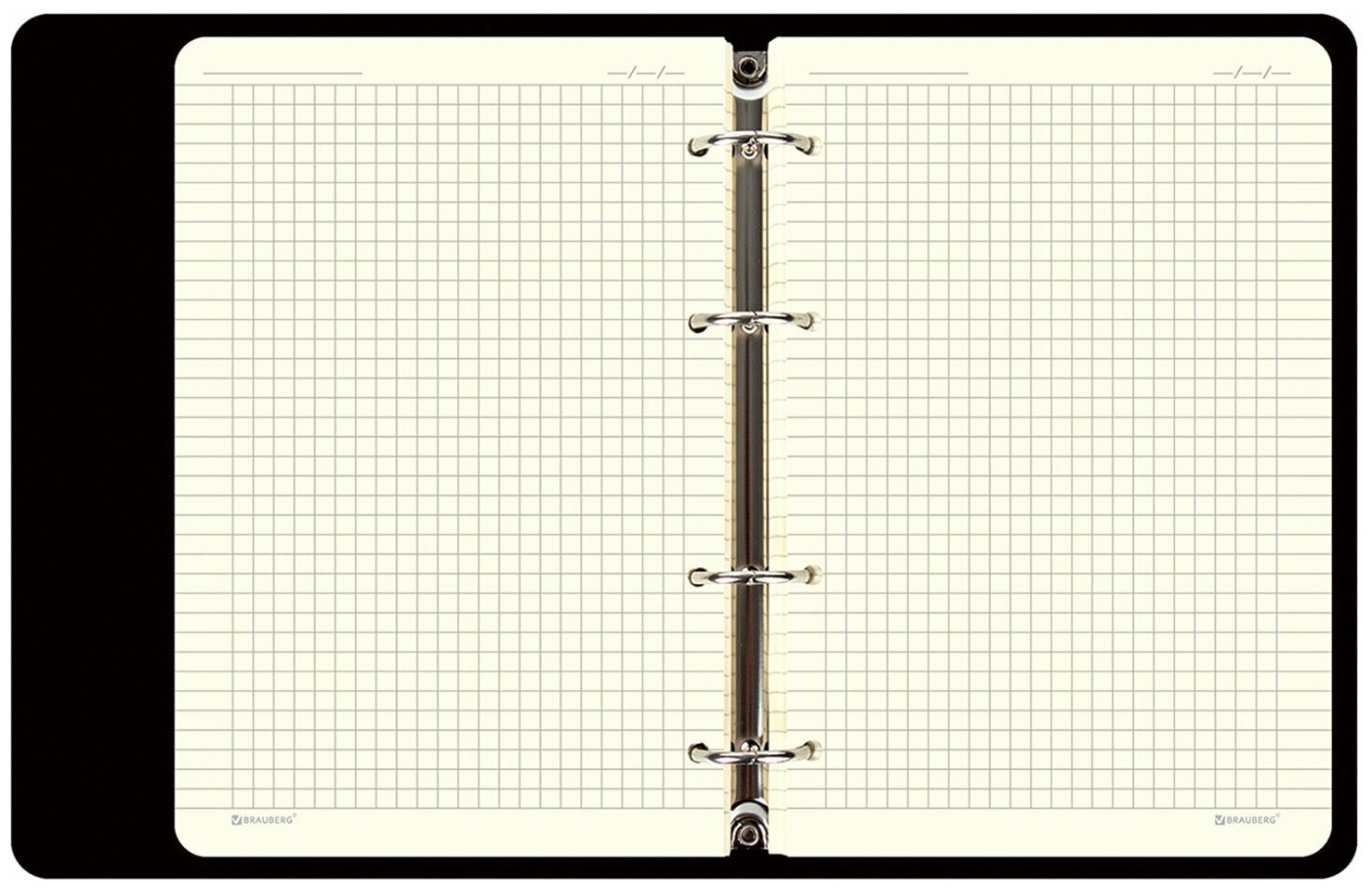 Тетрадь на кольцах USA, 80 листов, клетка, А5 Brauberg - фото №7