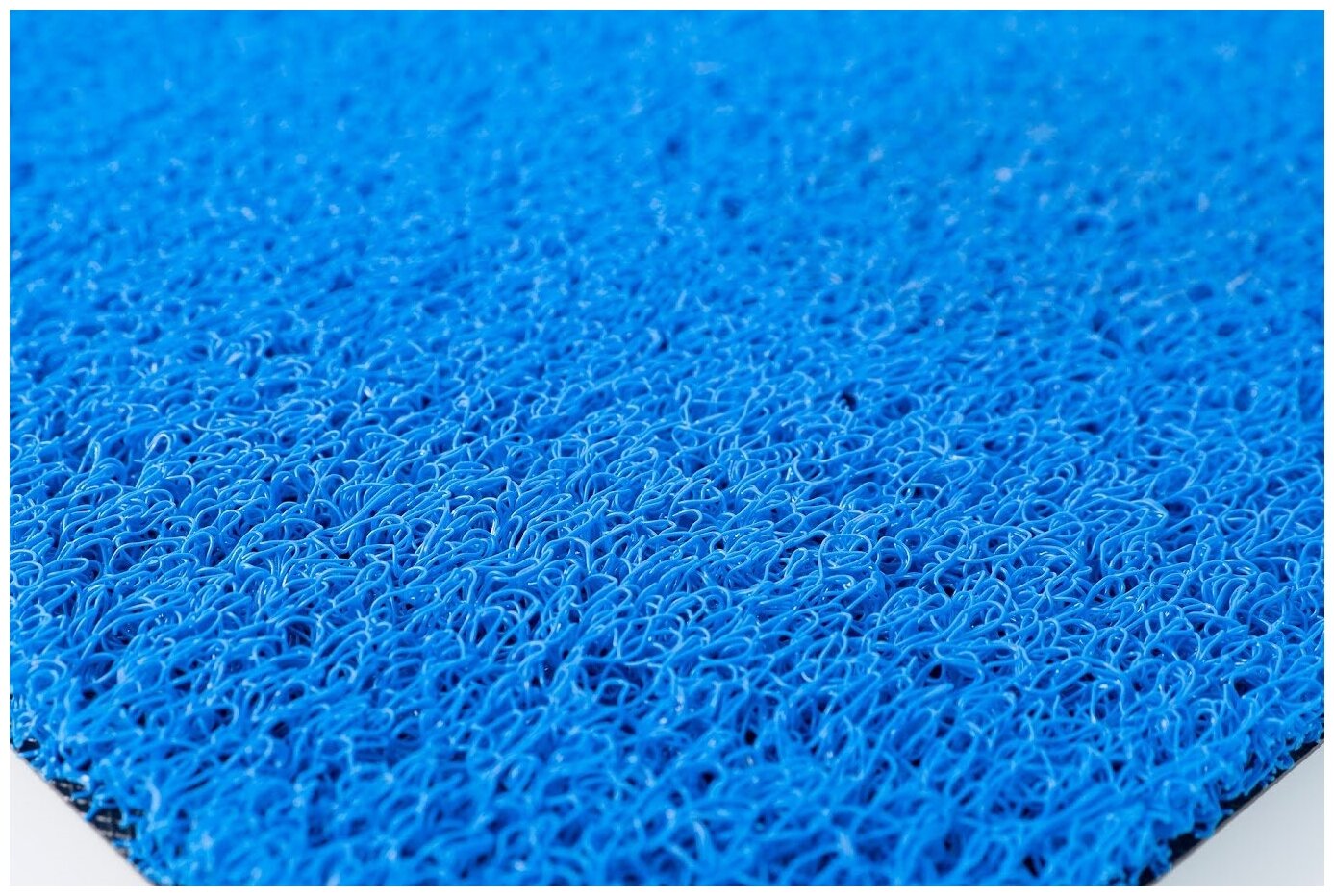 Коврик грязезащитный "Спагетти", 60х90 см синий - фотография № 2