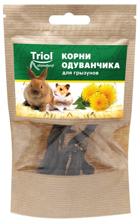 Лакомство Тriol Standard корни одуванчика для грызунов, 10г