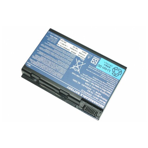 Аккумулятор (Батарея) для ноутбука Acer Aspire 5100 (BATBL50L6) 10,8-11,1V 5200mAh REPLACEMENT черная аккумулятор для ноутбука acer aspire 3100 3650 3690 5100 5110 5650 5680 9110 9120 9800 9920 travelmate 2450 2490 3900 4200