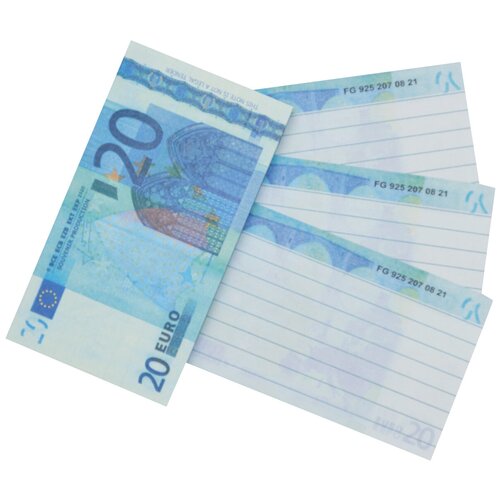 Блокнот для записей пачка 20 евро printio блокнот денежный
