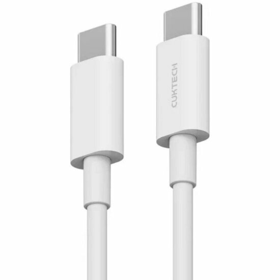 Кабель Cuktech (ZMI), USB-C - Type-C, 1 м, 100 Вт, 5 A, белый