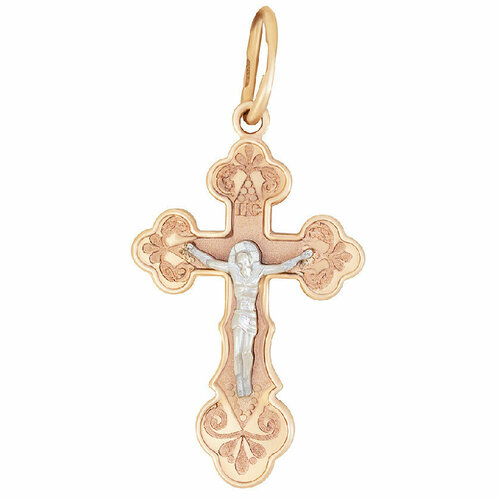 Крестик KARATOV, золото, 585 проба