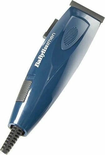 Обзор: Машинка для стрижки волос Babyliss Е695Е, 8 насадок, ширина ножа 45 мм, длина шнура 2 м, синяя
