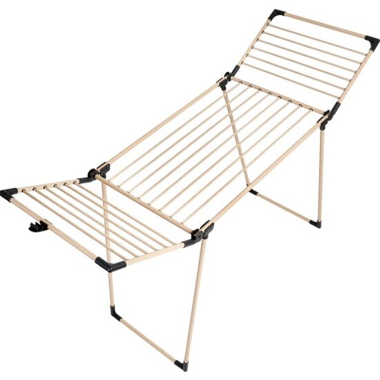 Изображение Сушилка Hausmann для белья JAYA "под дерево" напольная 19м (HM-XL-278WP)