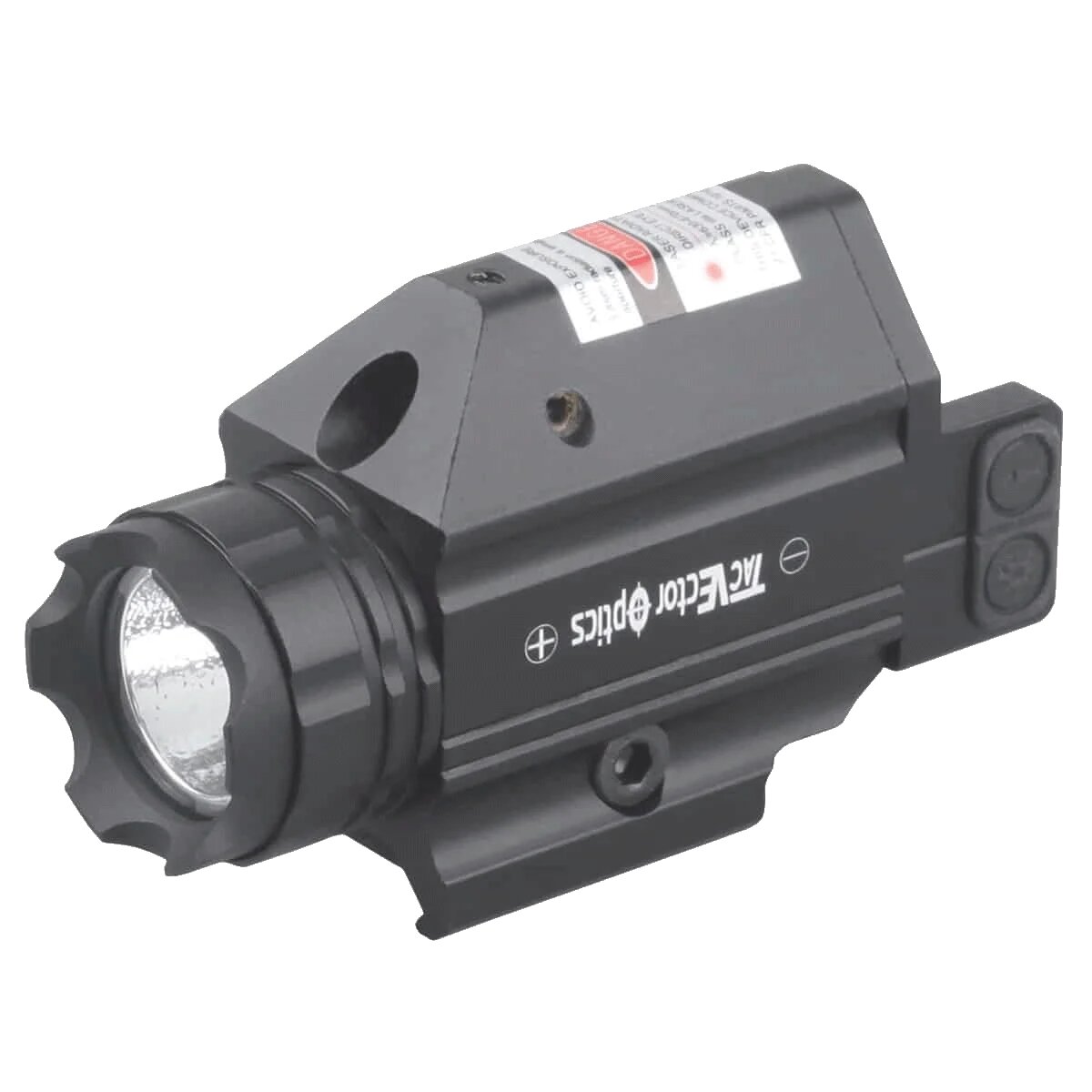 Vector Optics Doublecross Compact Красный Лазерный Прицел и Фонарик для Glock Taurus, Черный — фото 1