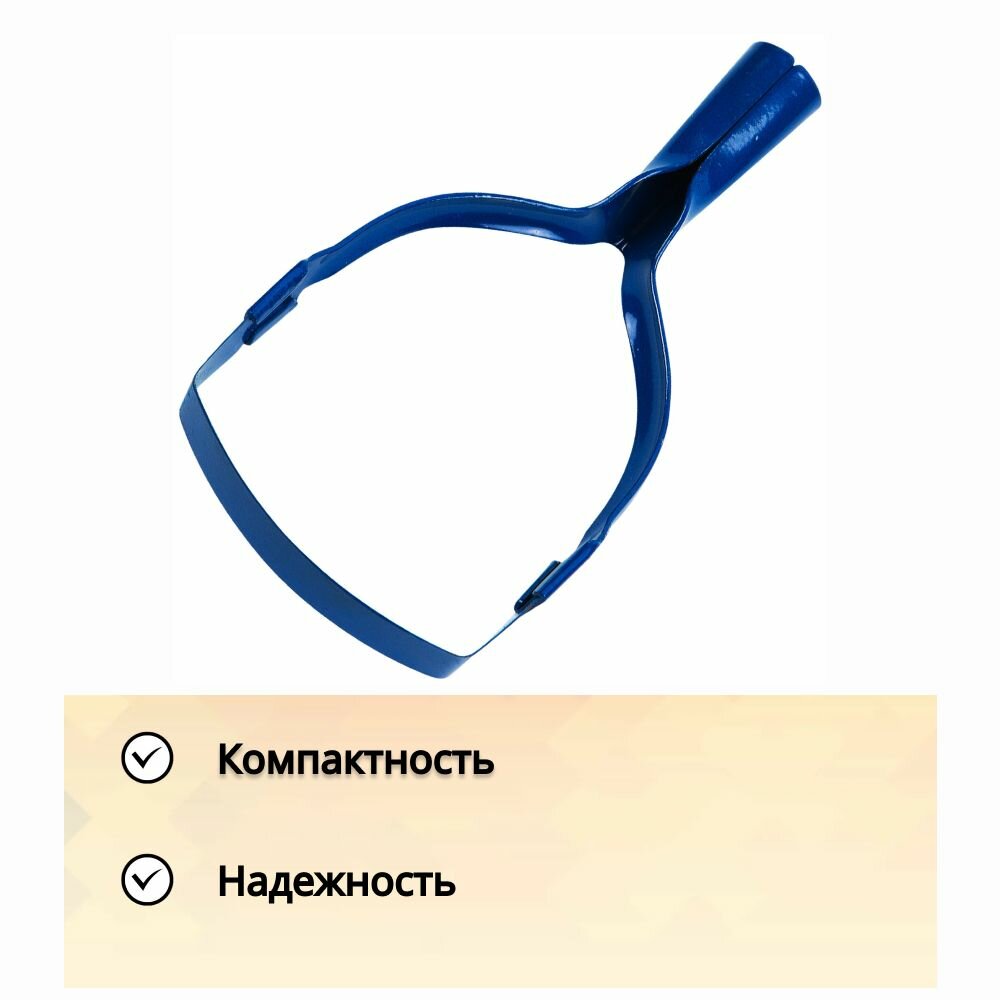 Изображение Полольник петлевидный, 48 см, сталь, без черенка, садовый инструмент, который используется для разрыхления почвы на огороде, дачном или садовом участке