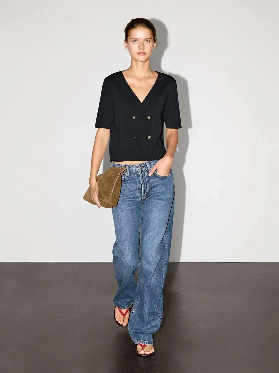 Кардиган Massimo Dutti, размер M, , голубой,