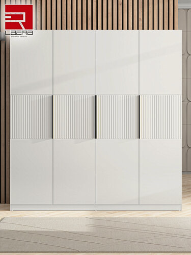 Изображение товара LAERA Шкаф распашной для одежды 180х52х210 см тейлор белый