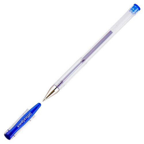 Ручка гелевая OfficeSpace синяя 0,5мм