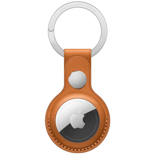 Брелок Apple AirTag MMF93ZM/A Leather Key Ring Midnight (Полуночный)