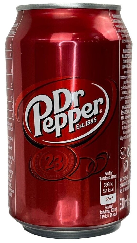 Газированный напиток Dr Pepper набор (6 classic и 6 cherry) 0.33*12 банок - фотография № 4