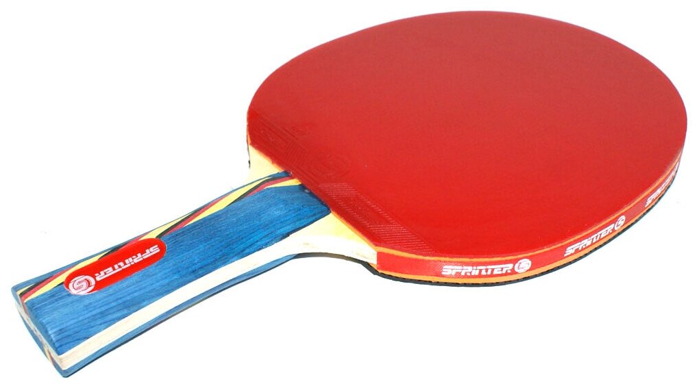 Ракетка для игры в настольный теннис/ракетка для пинг понга Sprinter 5, для опытных игроков. Скорость: 7 Вращение: 7 Контроль: 8..