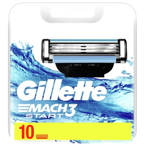 Сменные кассеты Gillette Mach3 Start, 10 шт.